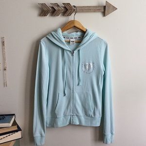 🌵Victoria Secret PINK Light Blue Hoodie